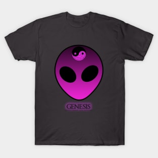 Genesis Streetwear -  Alien logo purple nurple T-Shirt